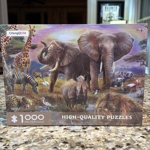 1,000 piece African Animal Puzzle - NIB